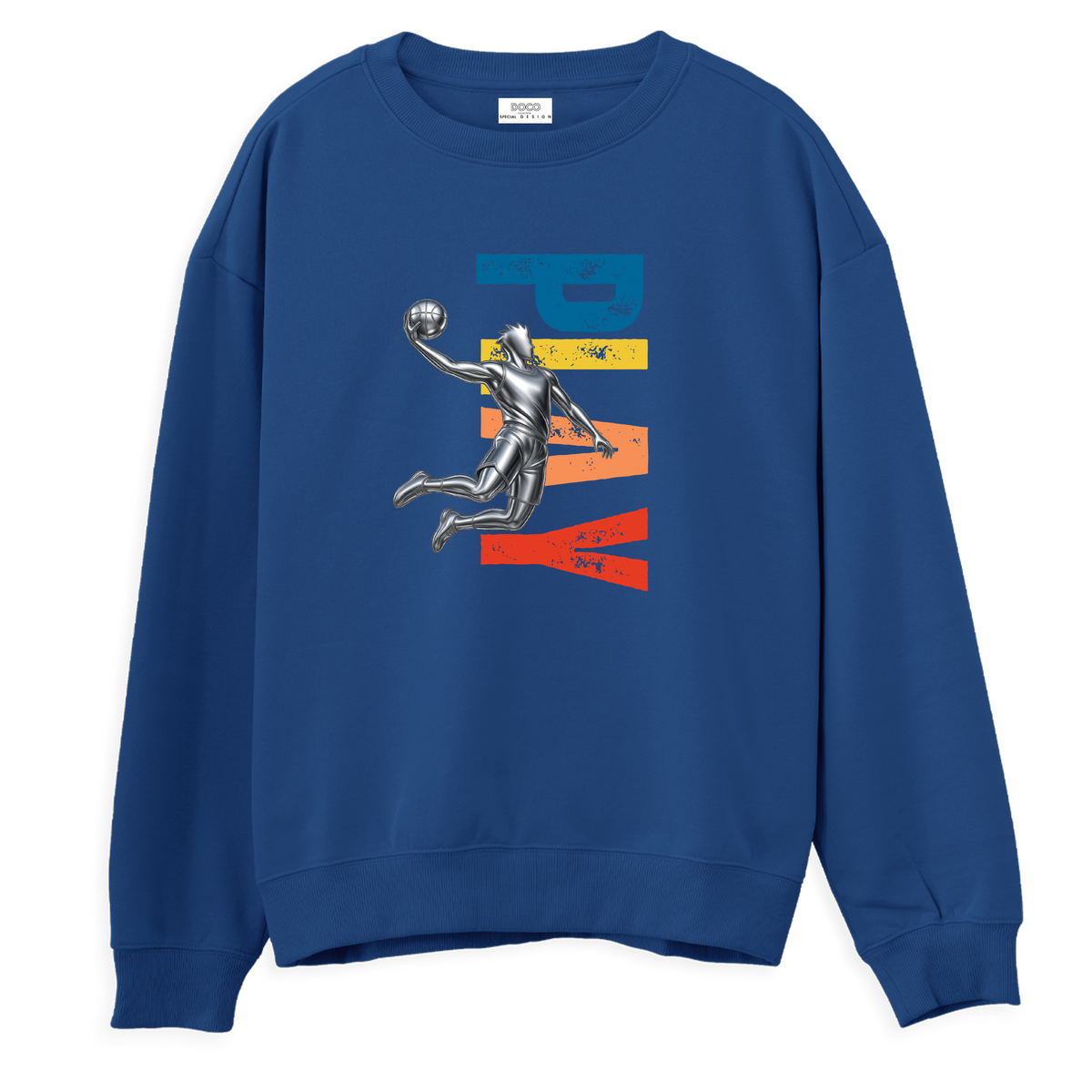 Play Basketball Man Royal Mavi