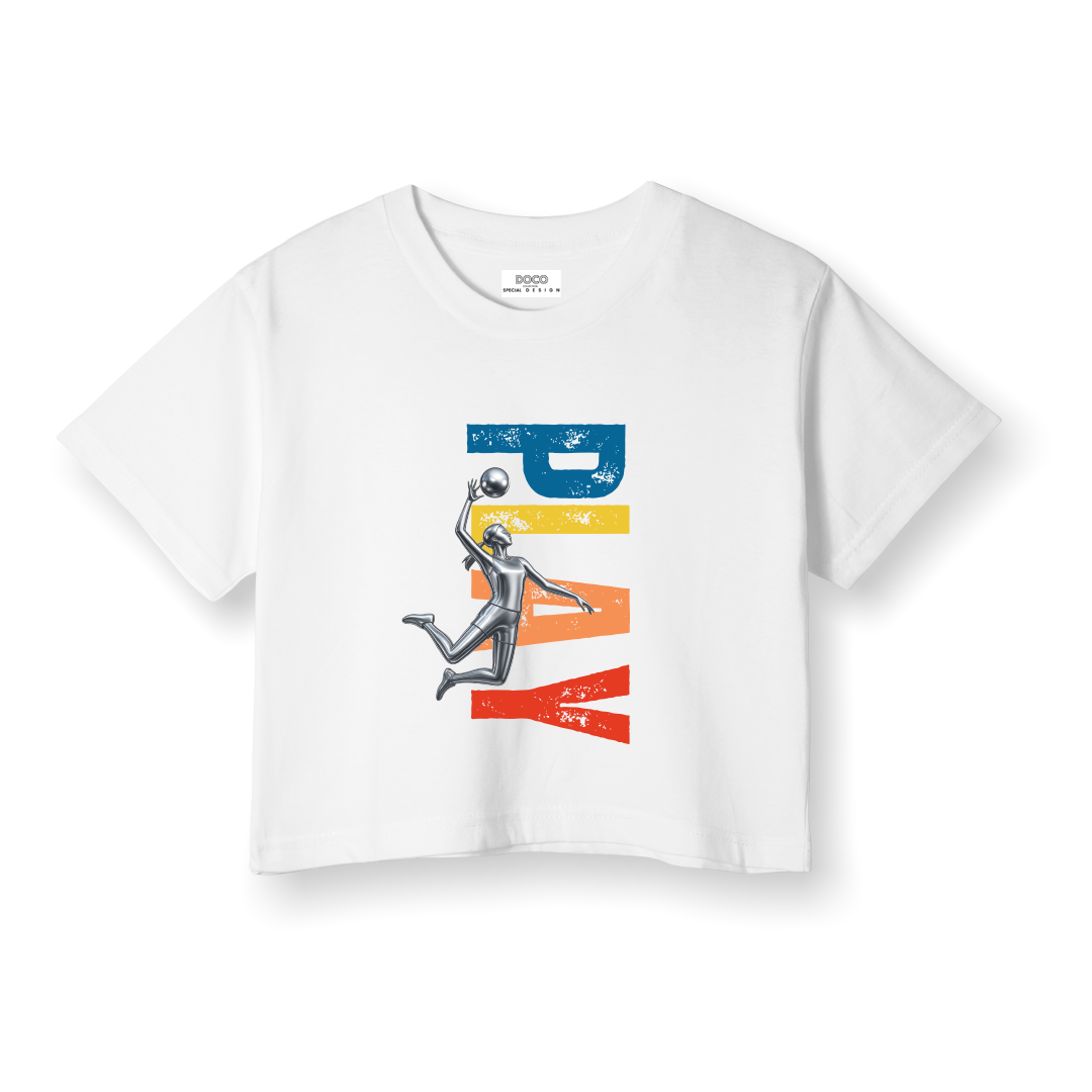 Play Basketball Woman Beyaz