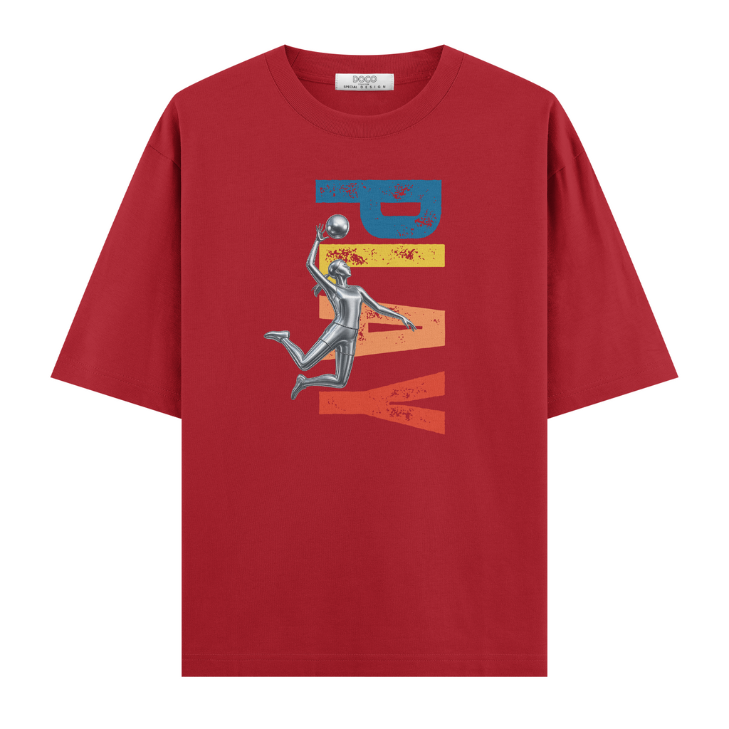 Play Basketball Woman Kırmızı
