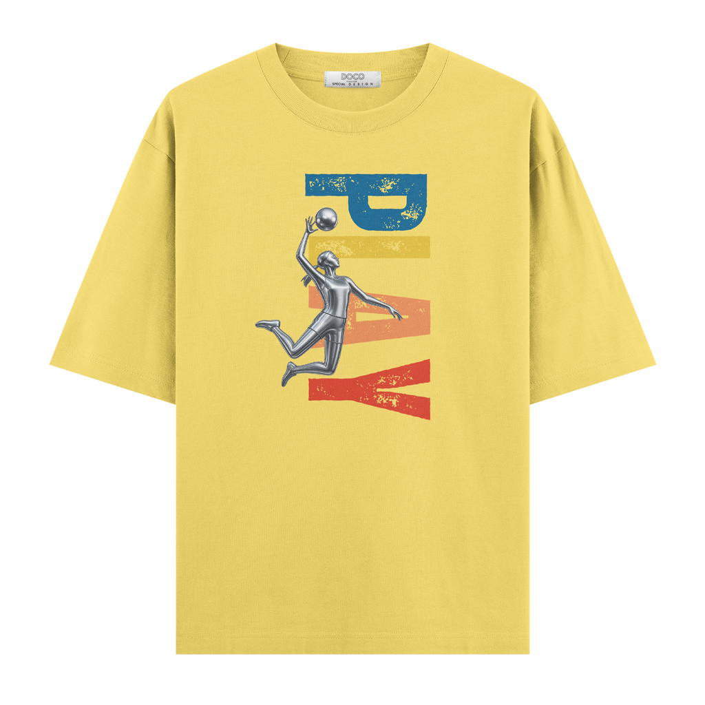 Play Basketball Woman Sarı