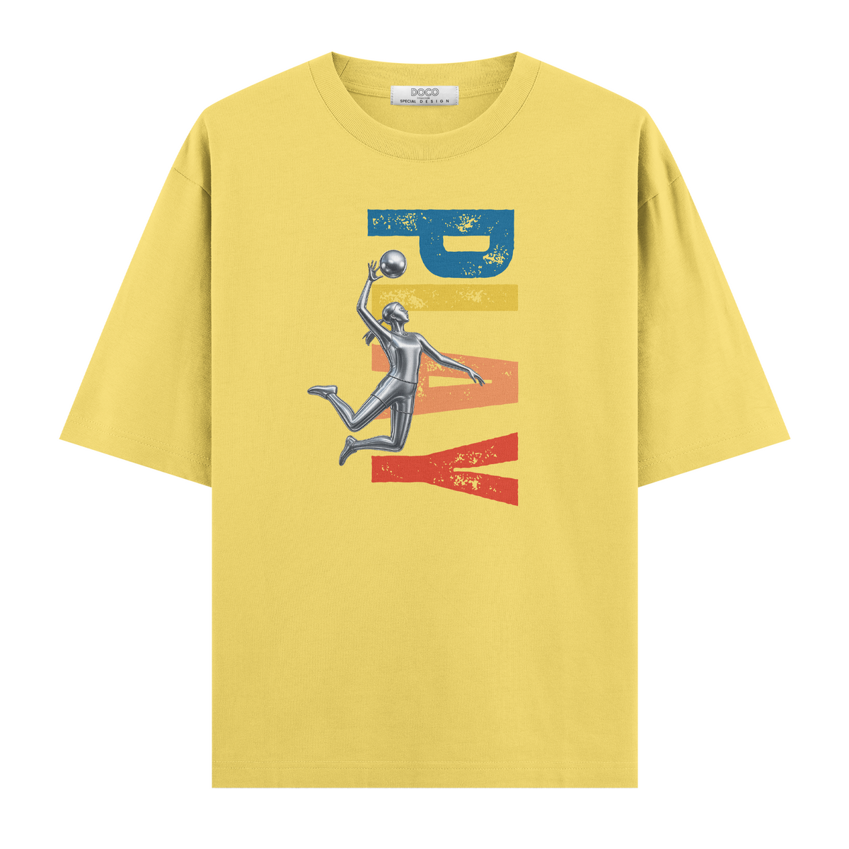 Play Basketball Woman Sarı