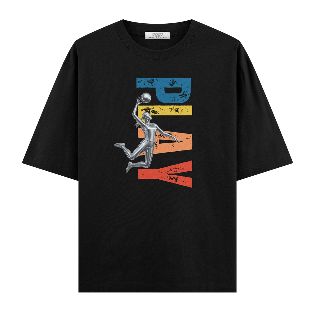 Play Basketball Woman Siyah