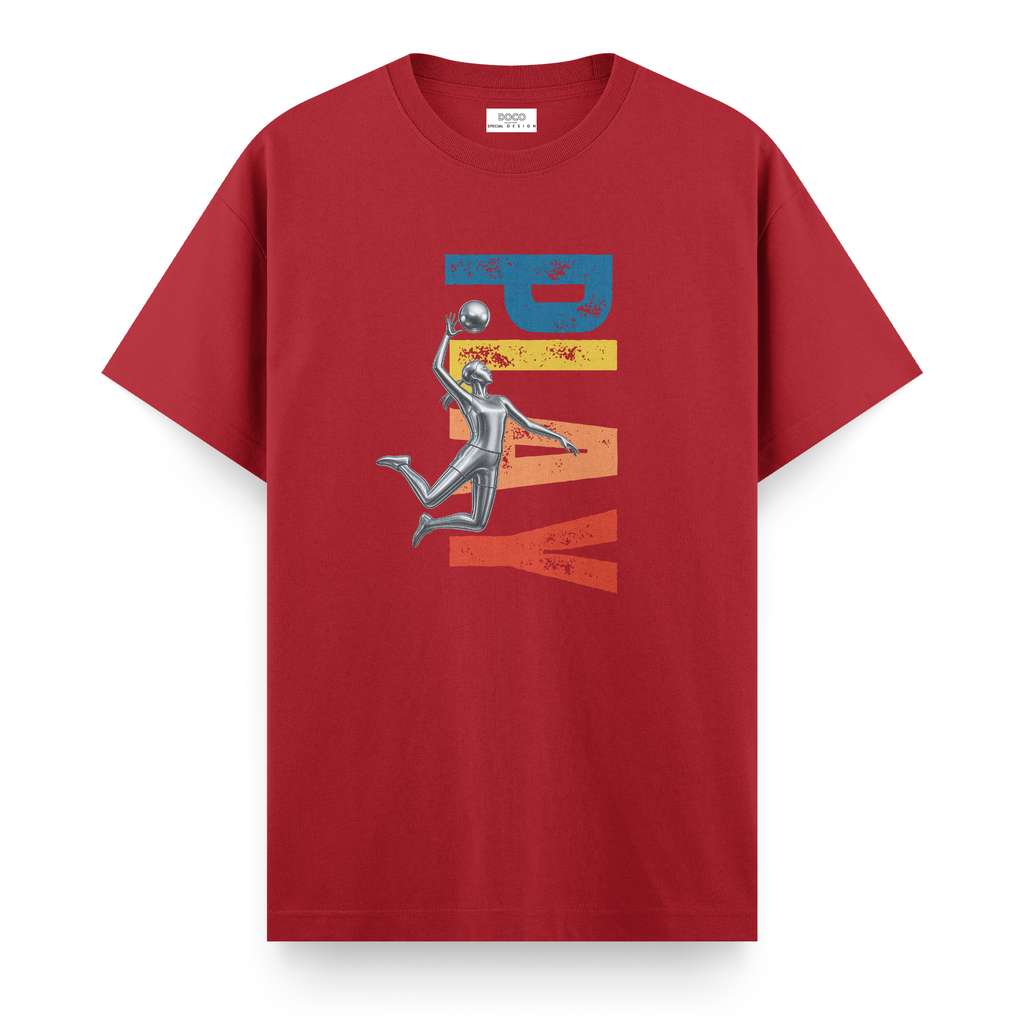 Play Basketball Woman Kırmızı