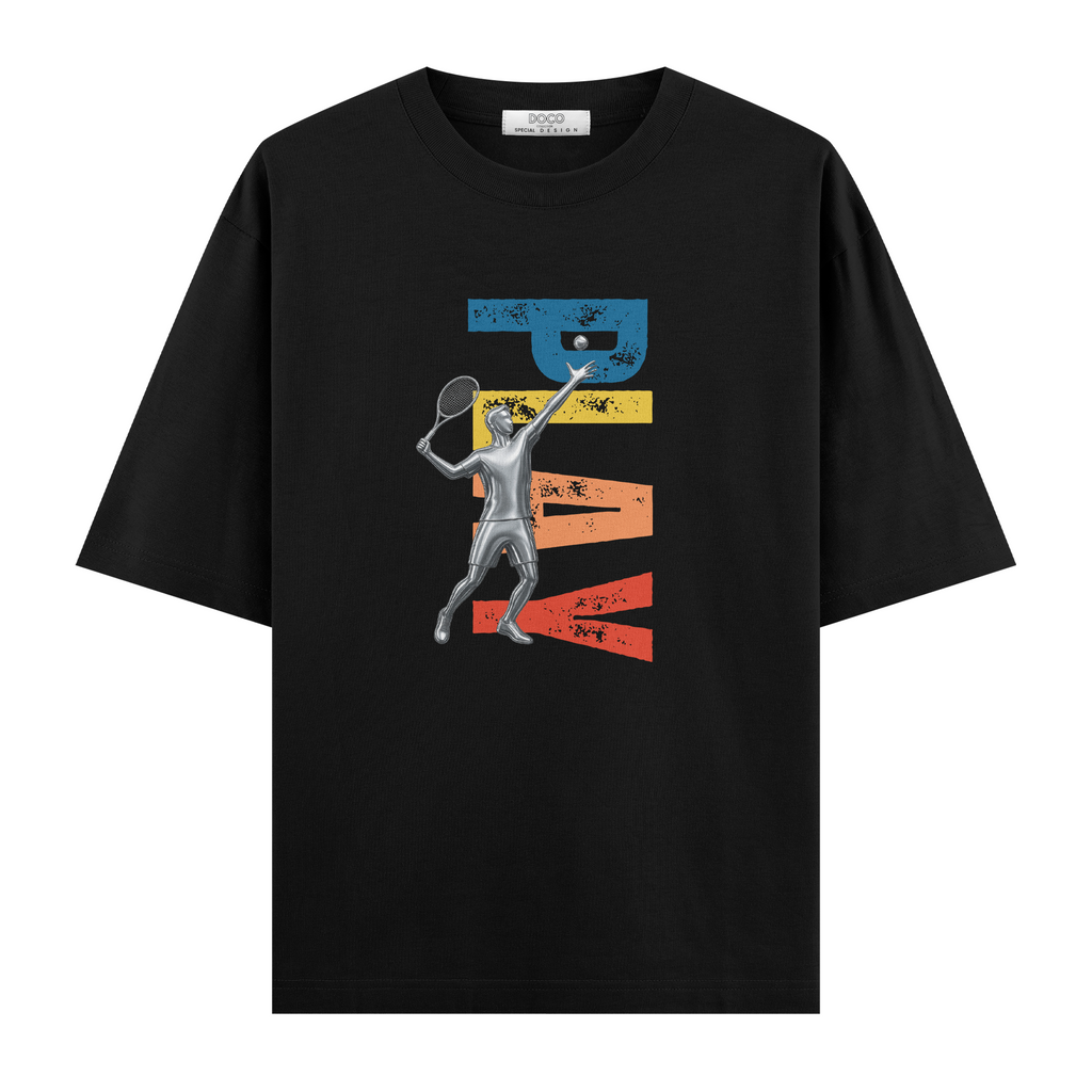 Play Tennis Man Siyah
