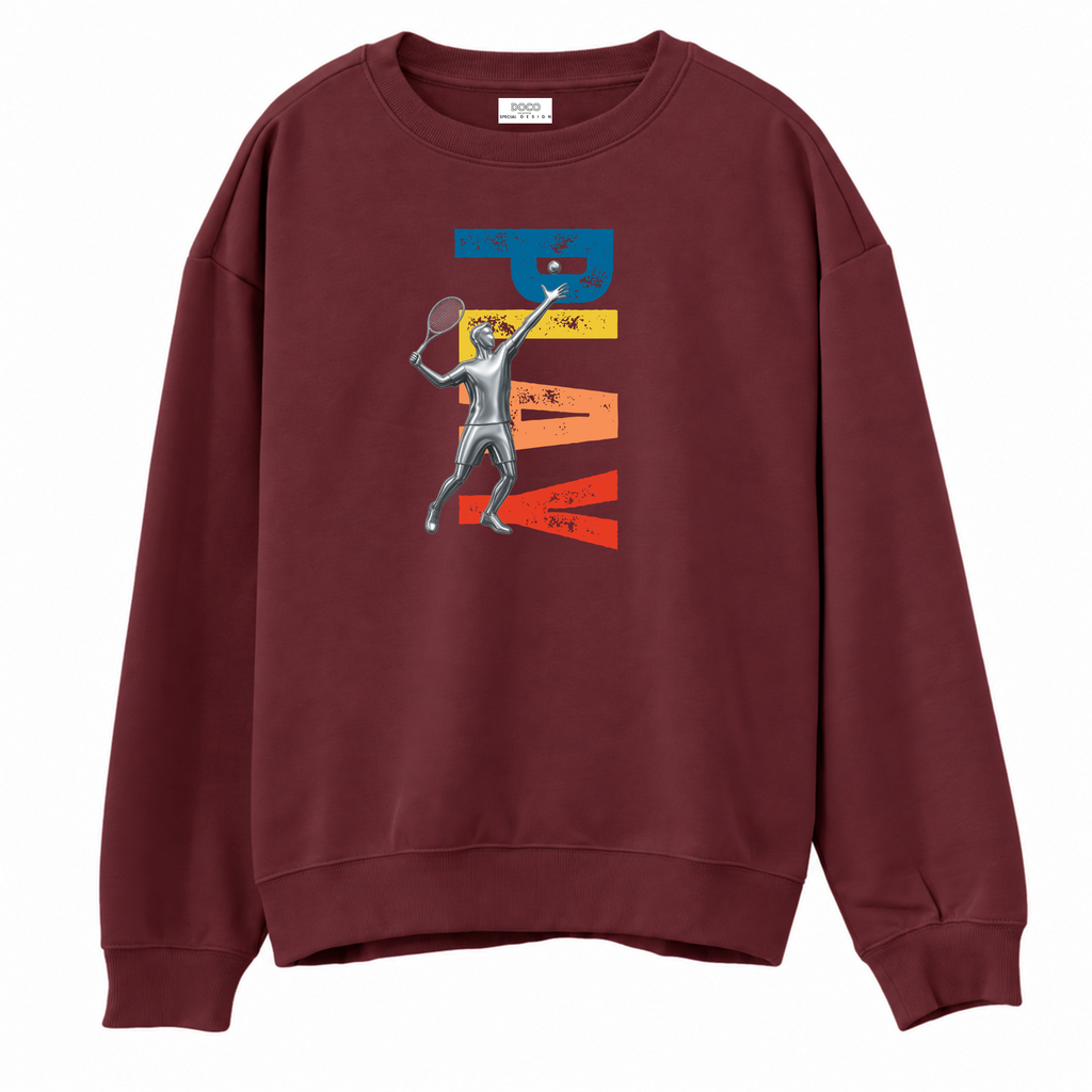 Play Tennis Man Bordo
