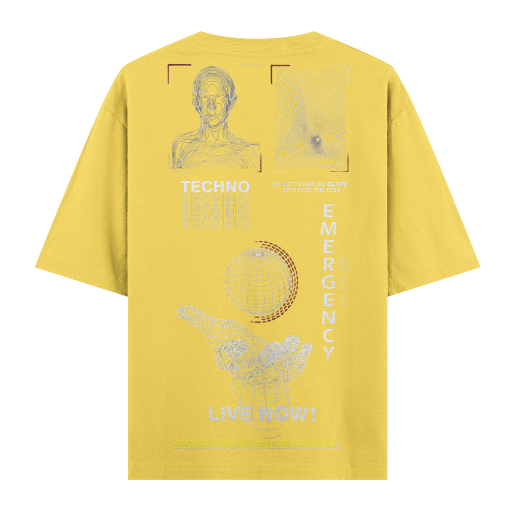 Live Now ! Oversize Tişört