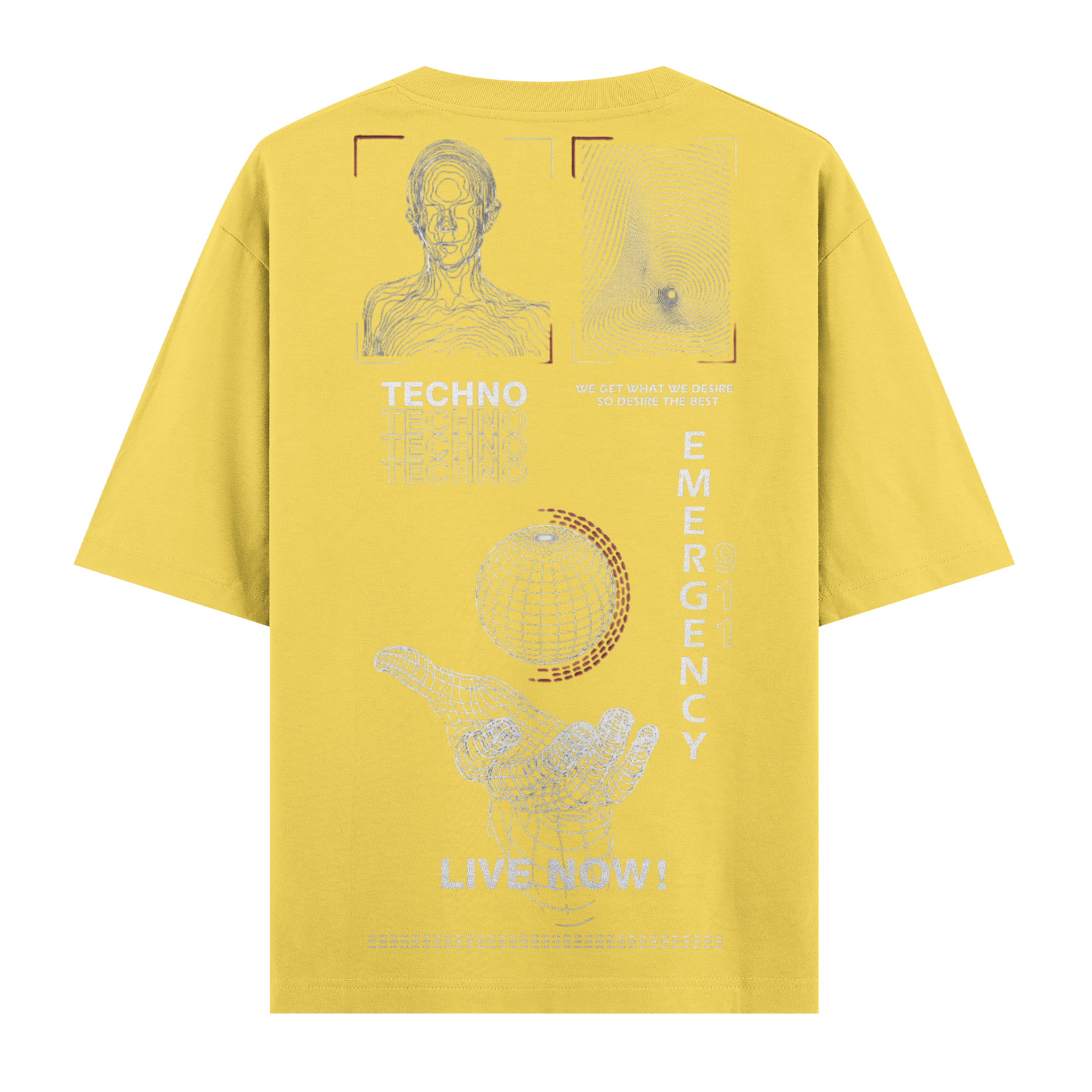Live Now ! Oversize Tişört