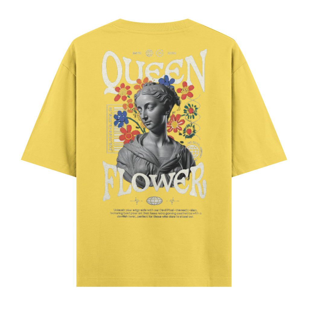 Quenn Flower Regular Tişört
