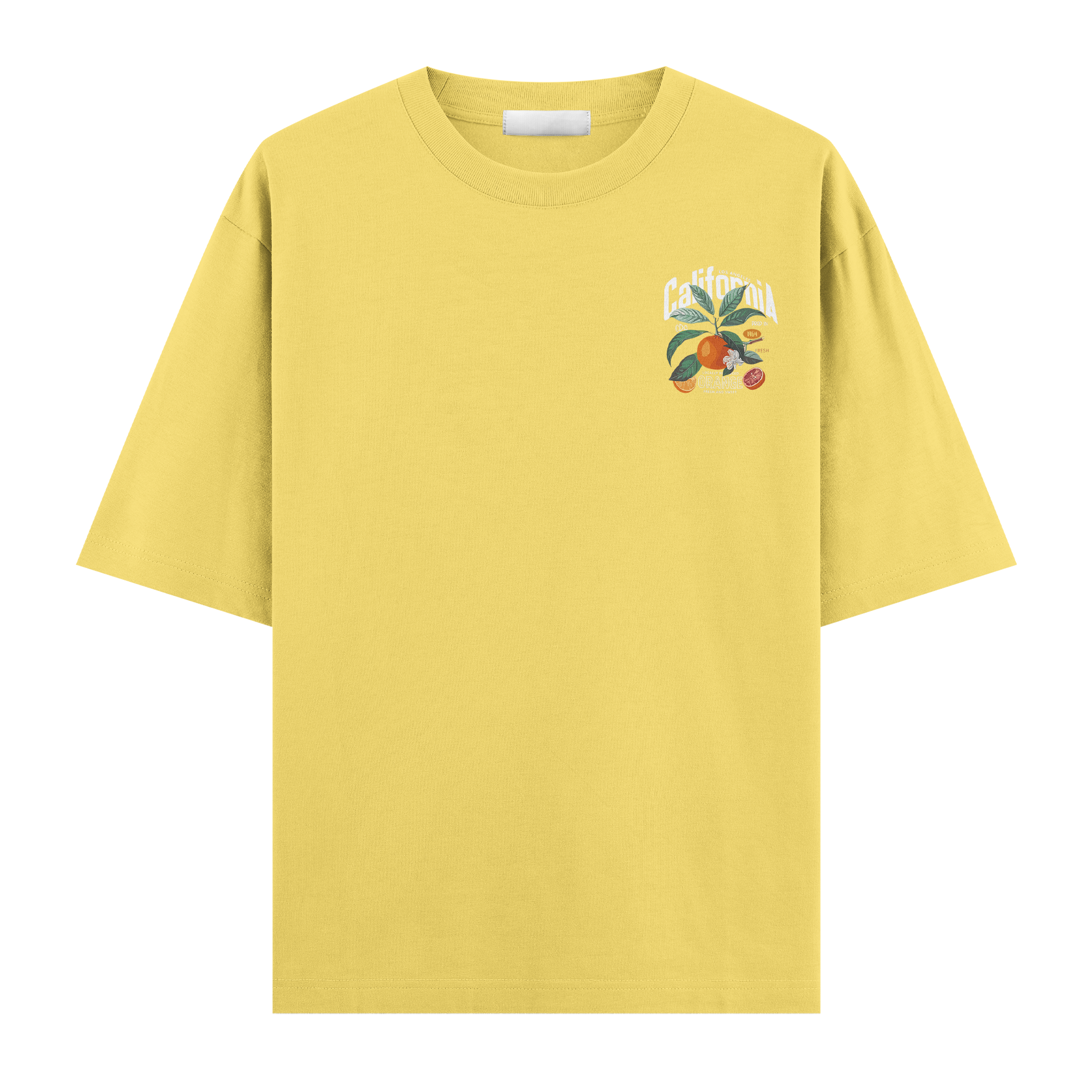 California Orange Oversize Tişört