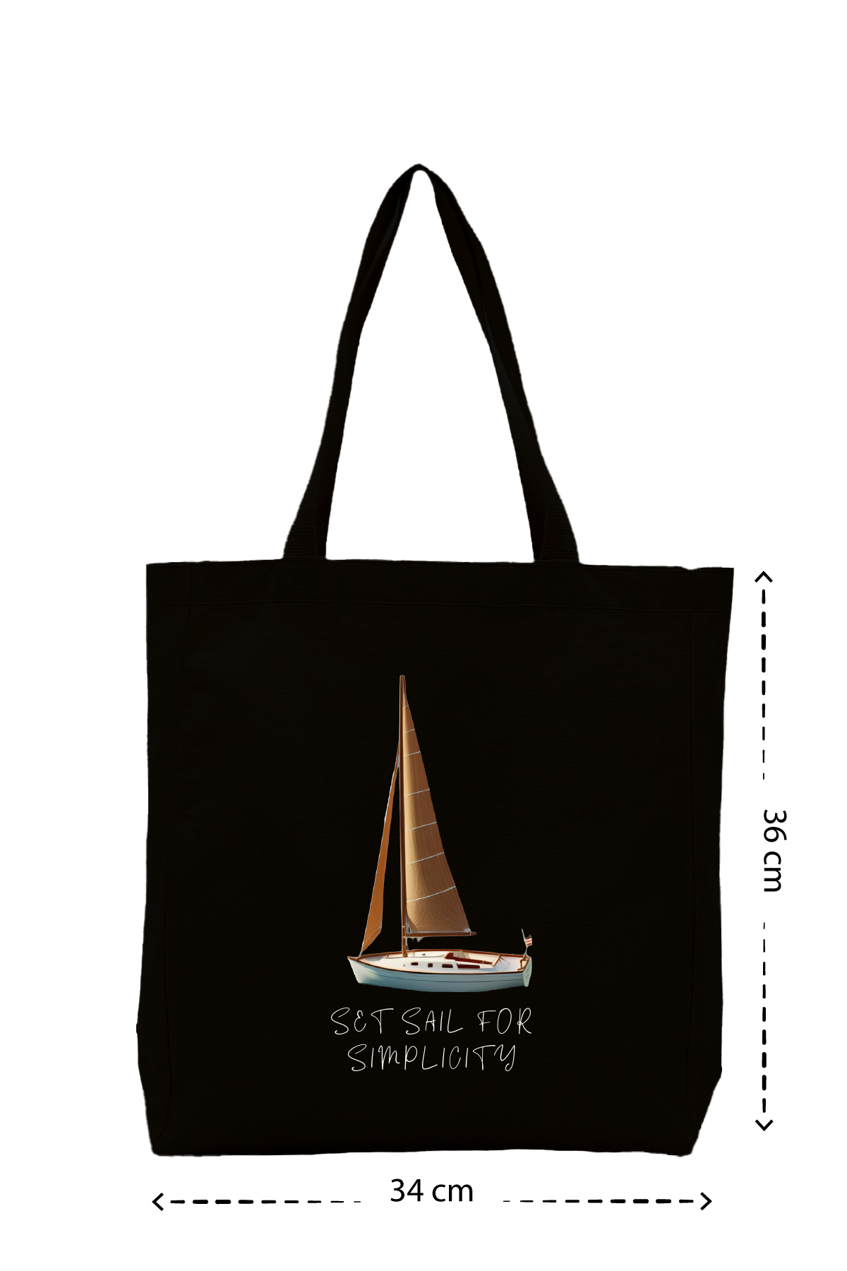 Set Sail For Simplicity Siyah