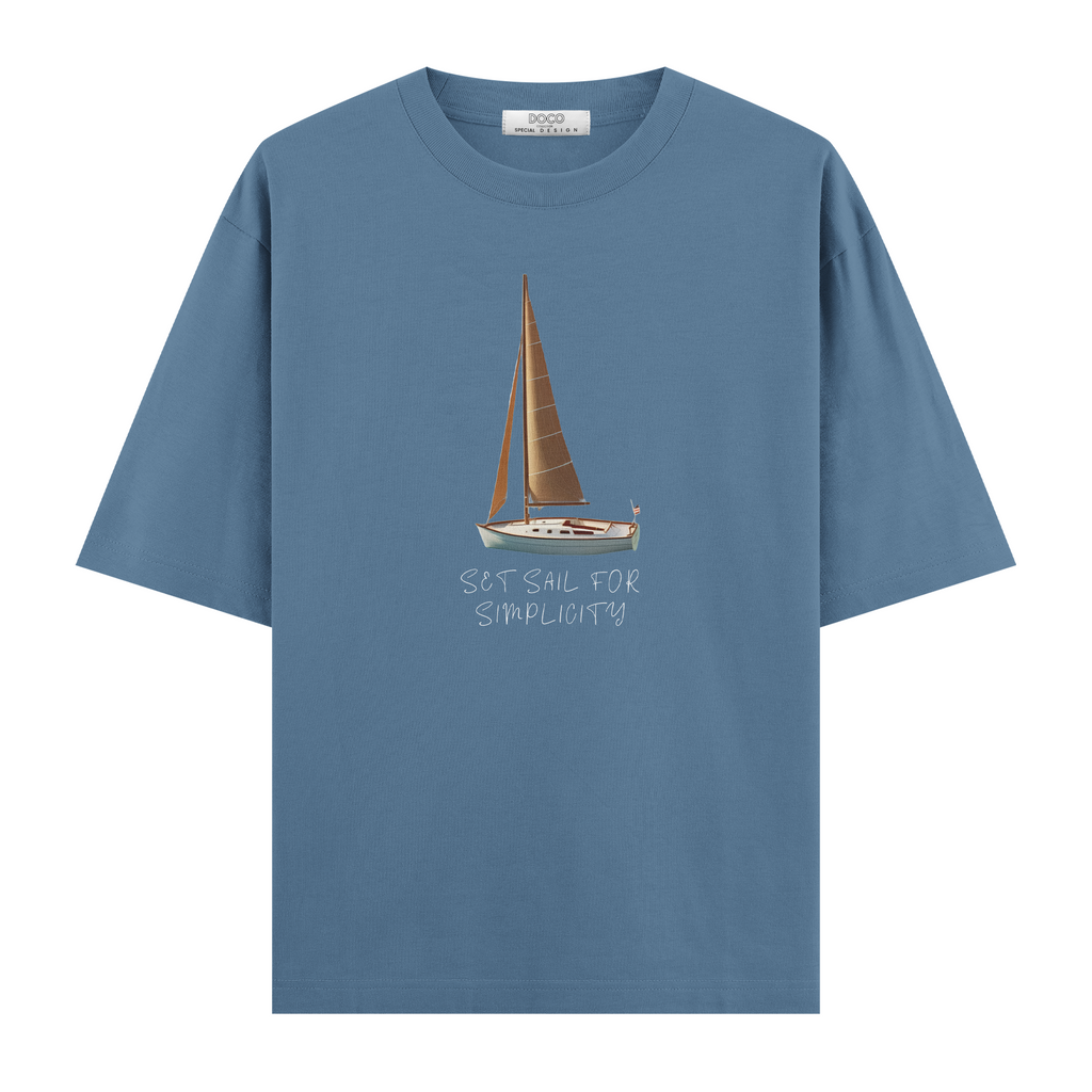 Set Sail For Simplicity Antrasit Mavi
