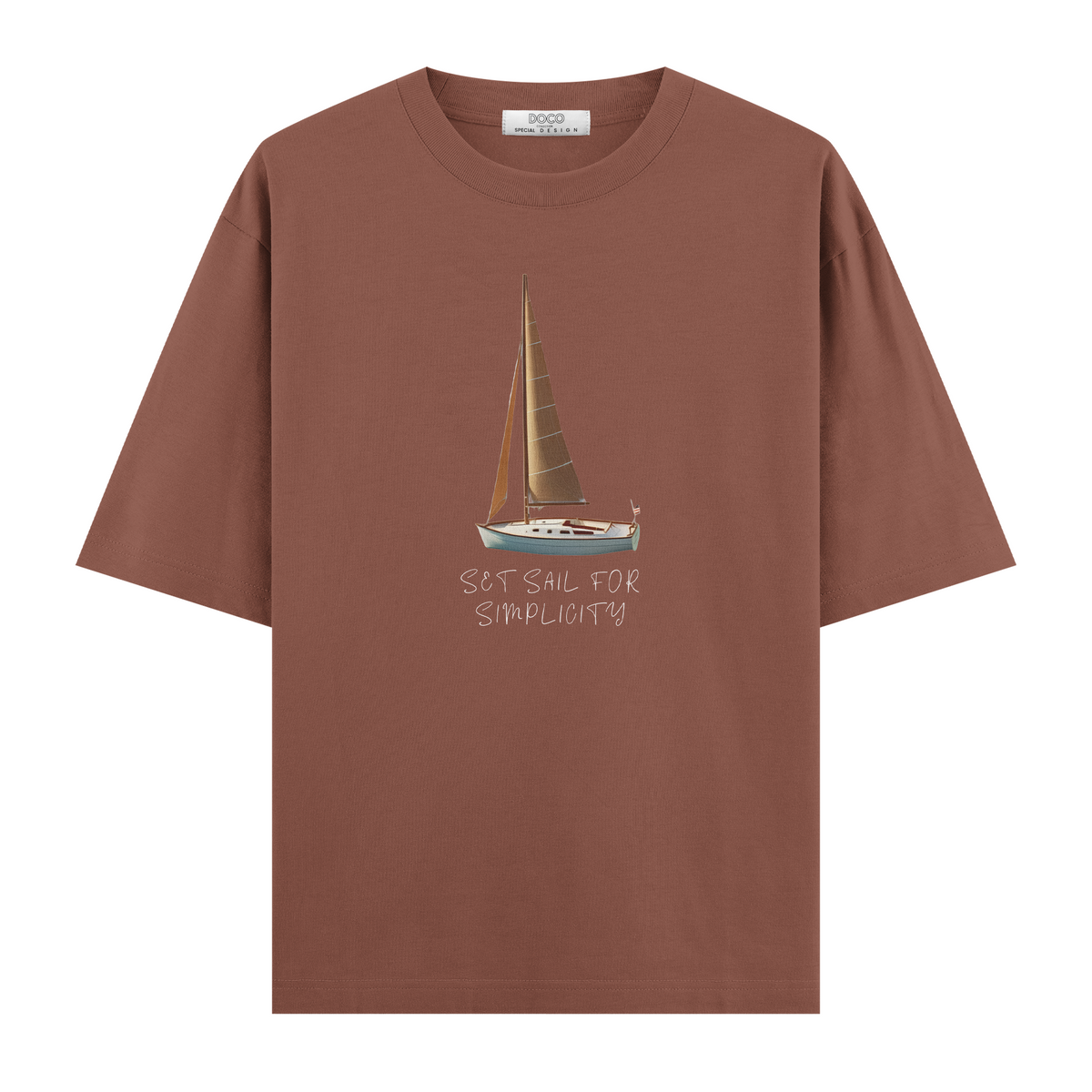 Set Sail For Simplicity Kahverengi