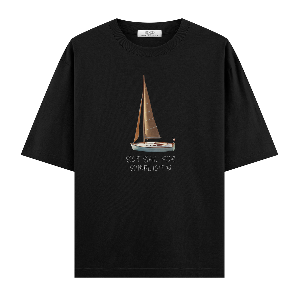 Set Sail For Simplicity Siyah