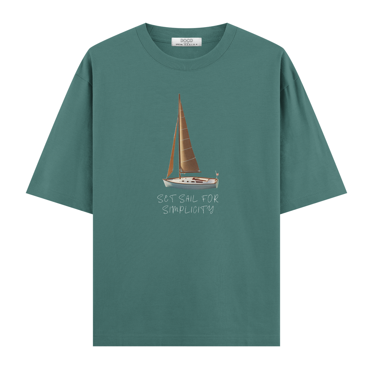 Set Sail For Simplicity Yeşil