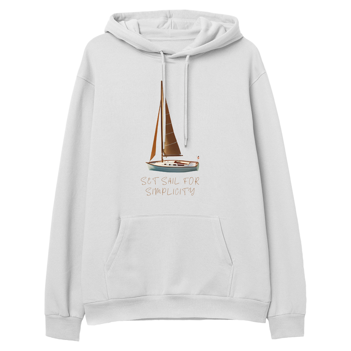 Set Sail For Simplicity Beyaz
