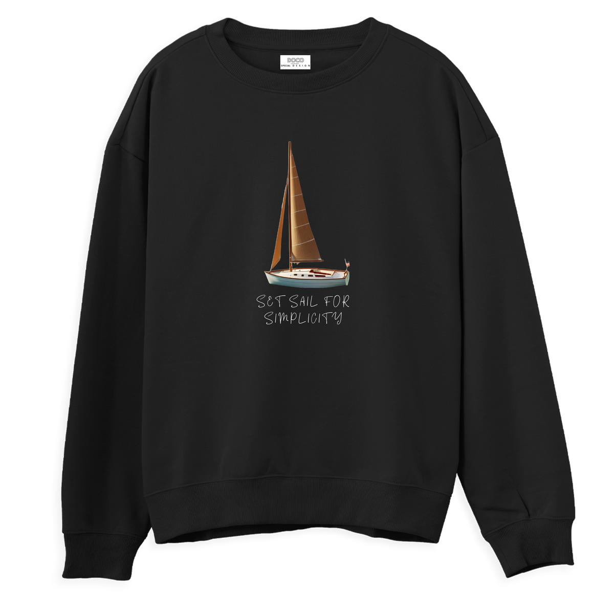 Set Sail For Simplicity Siyah