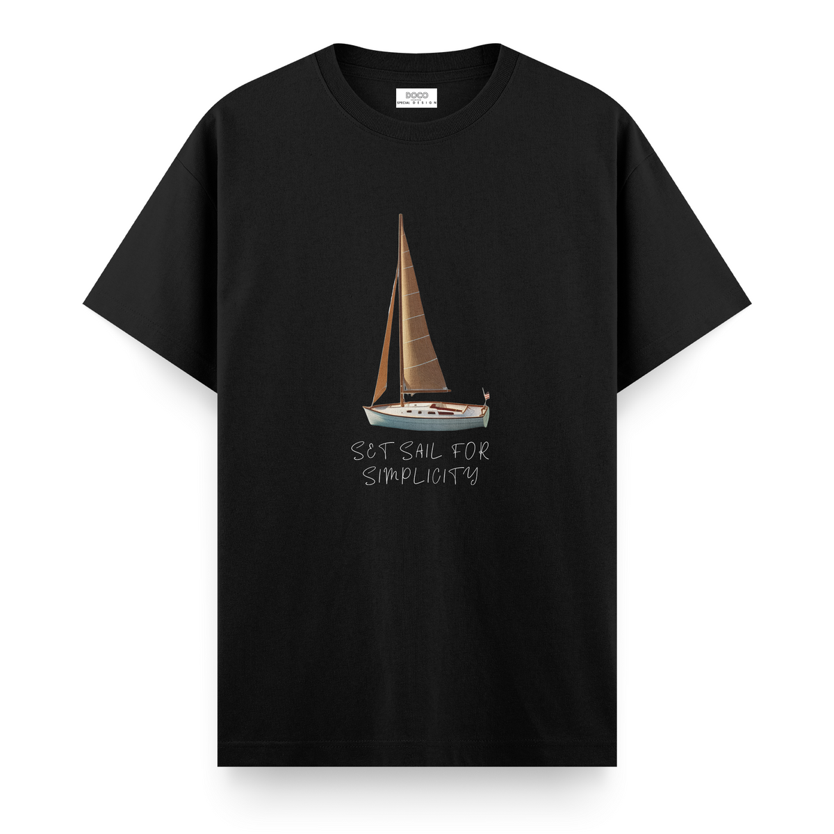 Set Sail For Simplicity Siyah