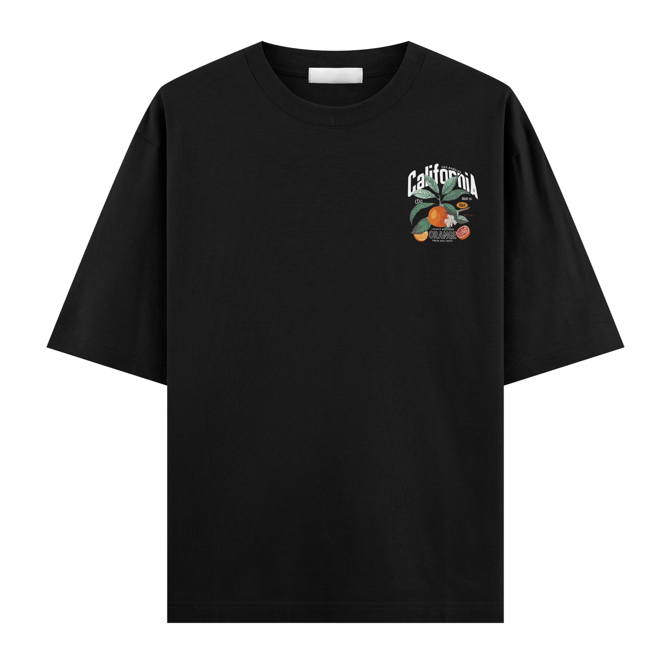 California Orange Oversize Tişört