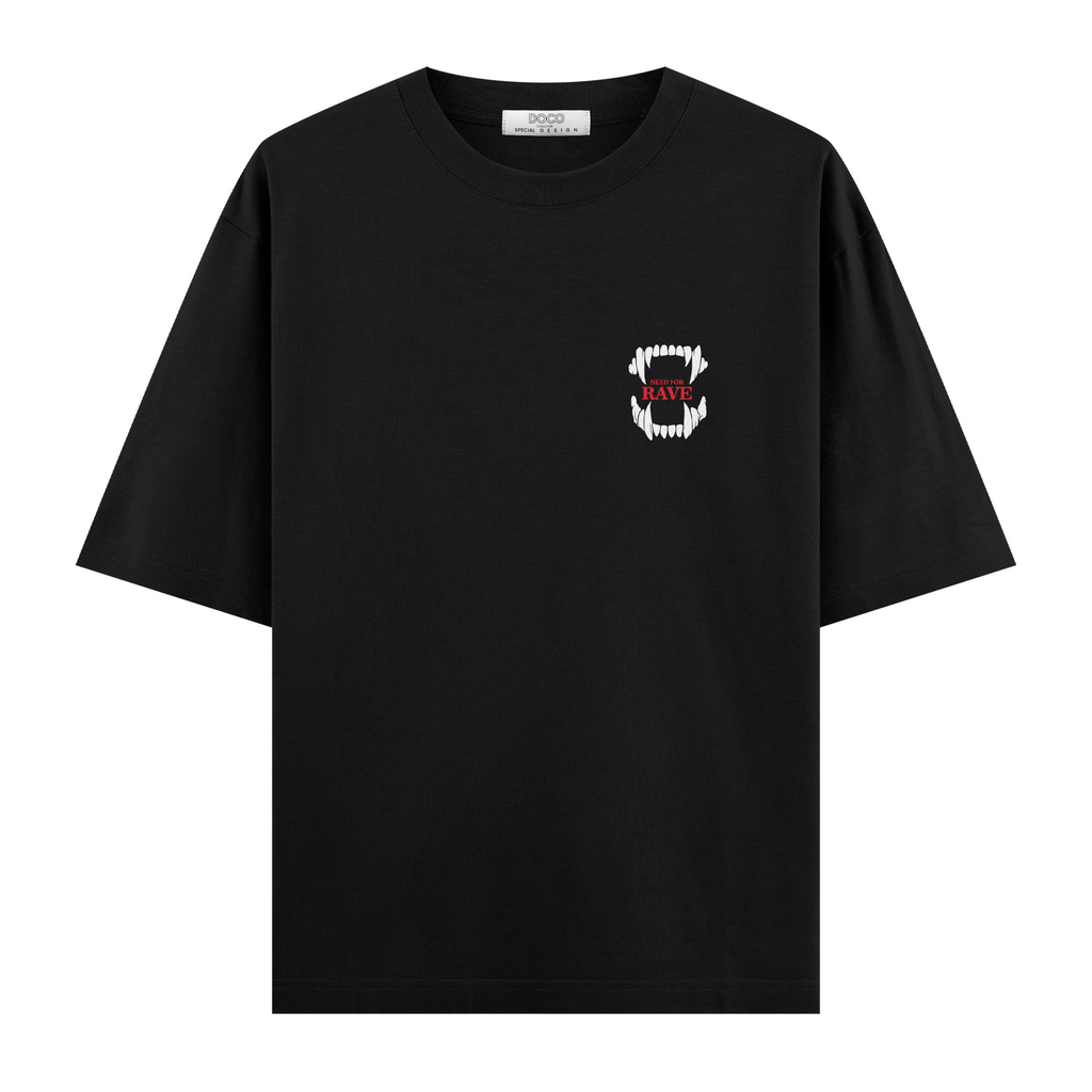 Rave - Oversize Tişört