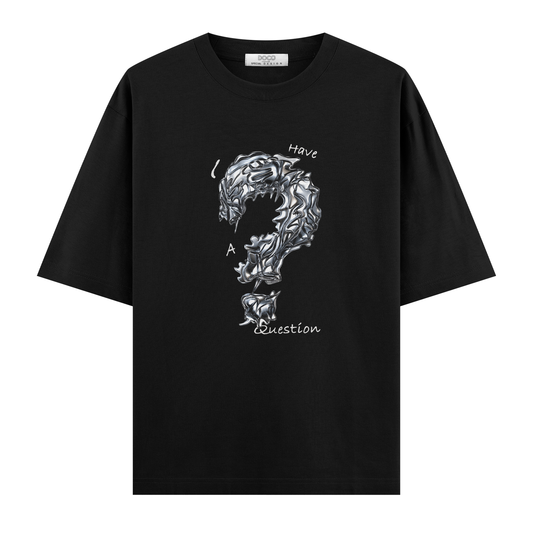 Question - Oversize Tişört
