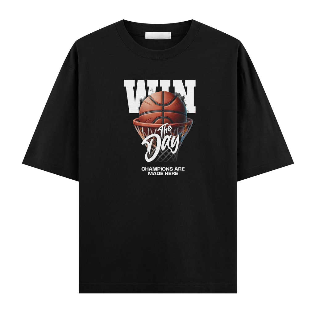 Win The Day Oversize Tişört