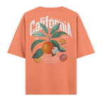 California Orange Oversize Tişört