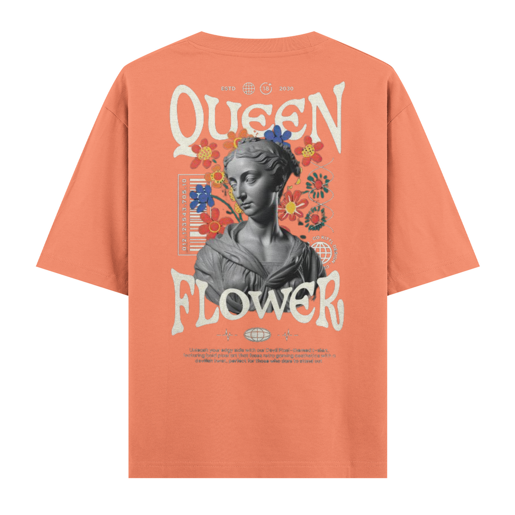 Quenn Flower Regular Tişört