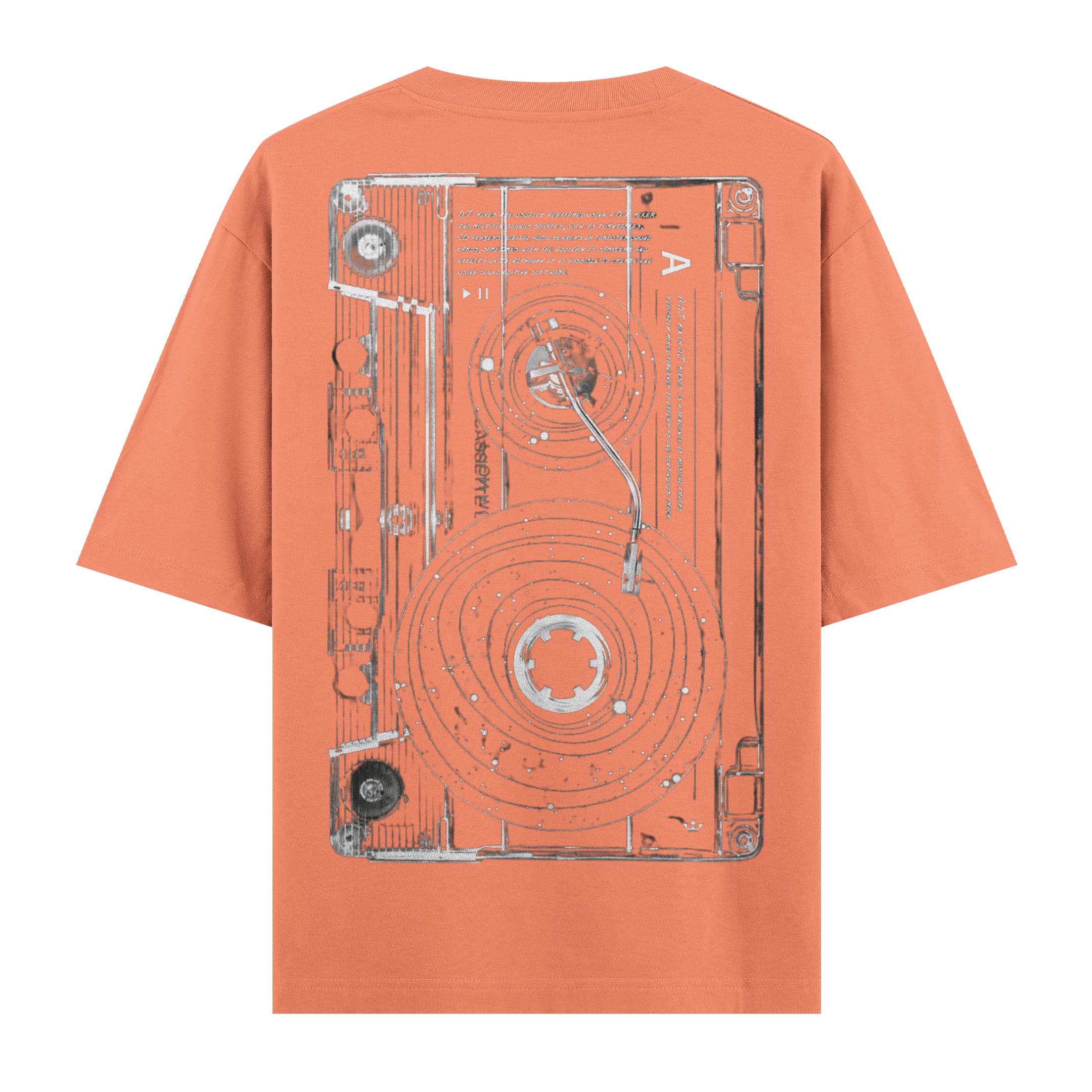 Casette Oversize Tişört