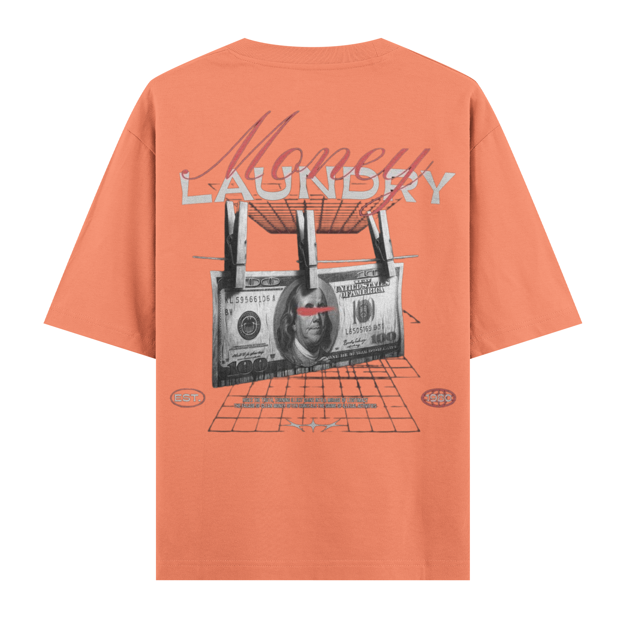 Money Loundry Oversize Tişört