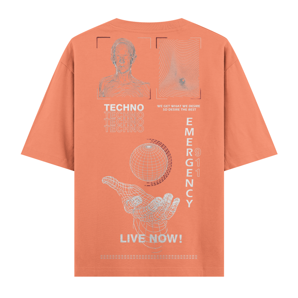 Live Now ! Oversize Tişört