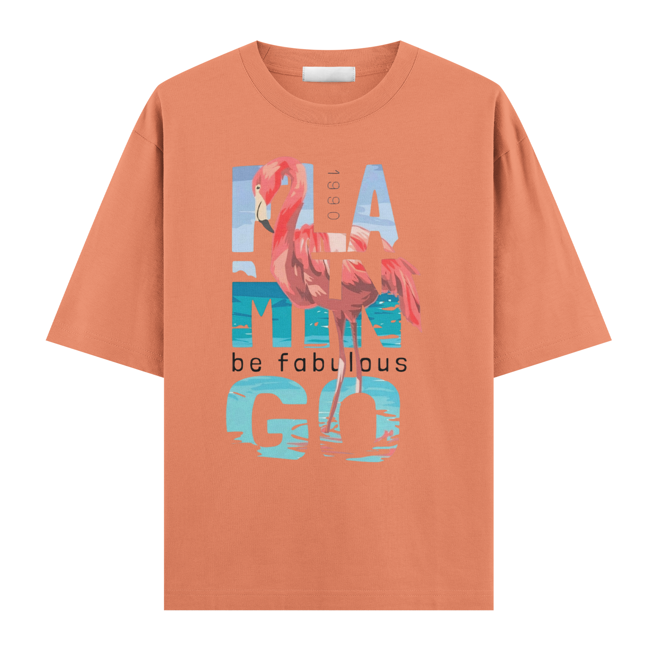 Flamingo Oversize Tişört