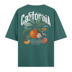 California Orange Oversize Tişört