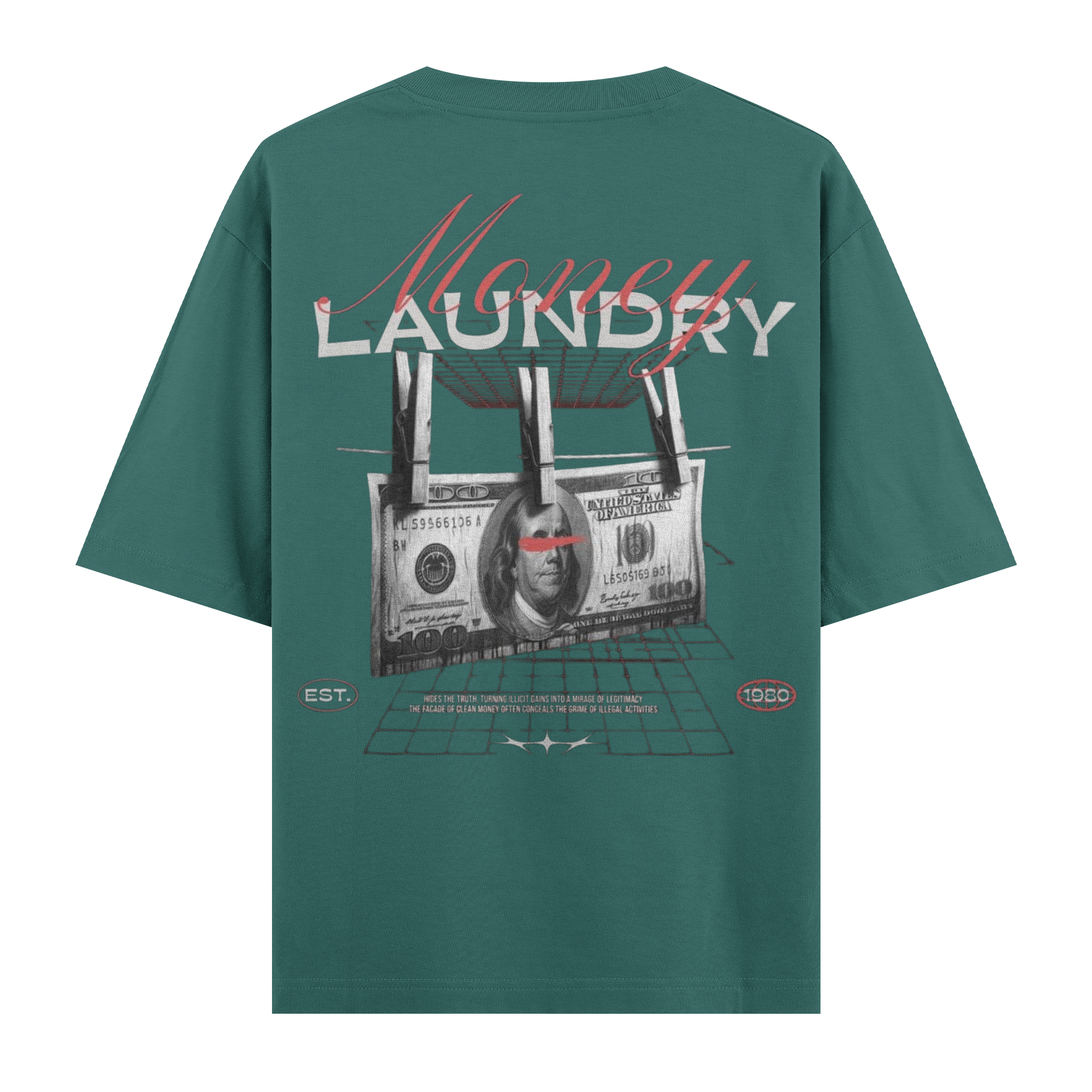 Money Loundry Oversize Tişört
