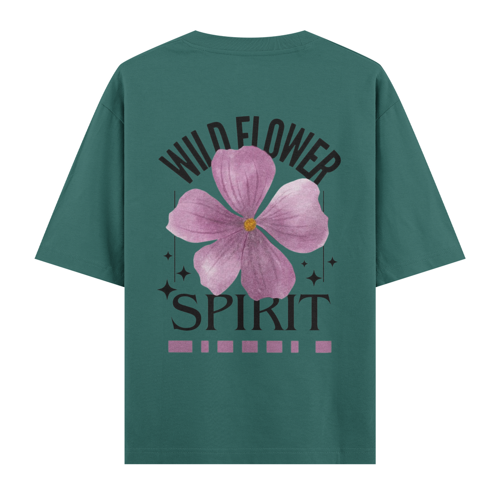 Wild Flower Spirit Oversize Tişört