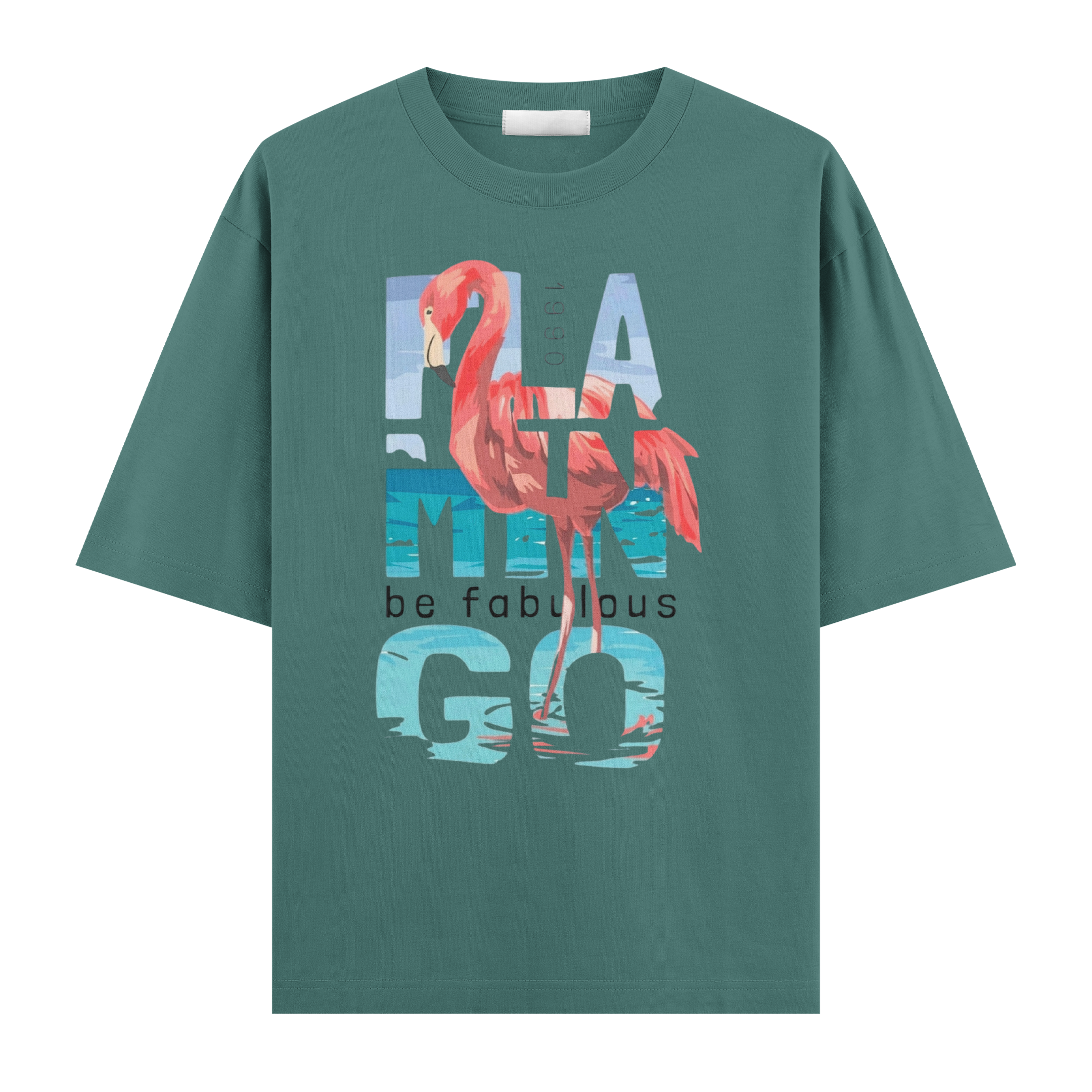 Flamingo Oversize Tişört