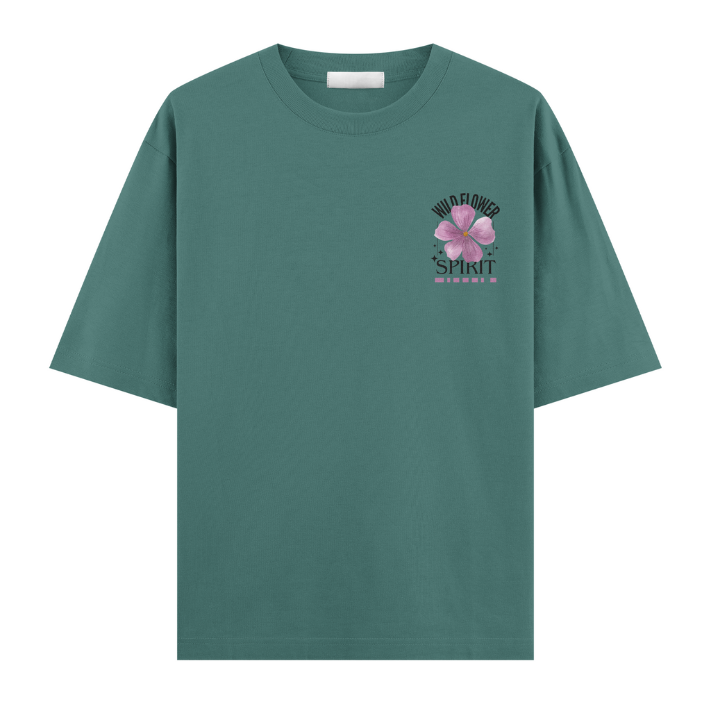 Wild Flower Spirit Oversize Tişört
